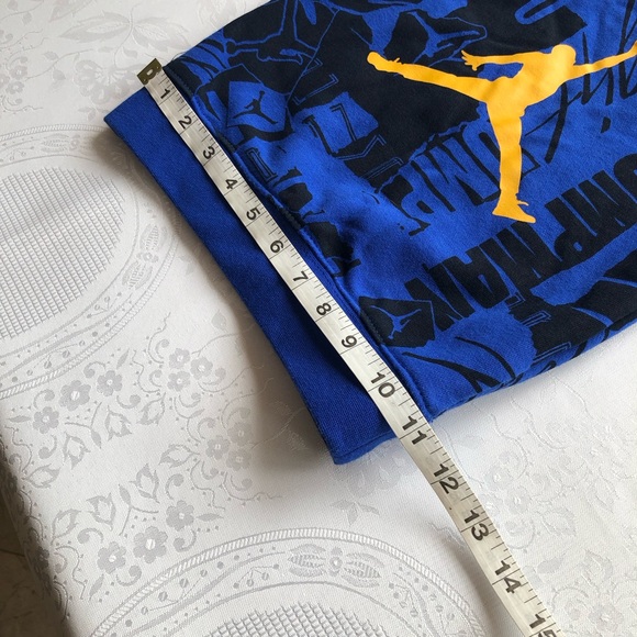 Jordan Blue Sweatshirt Hoodie Toddler Boys Size 2T Long Sleeves Printed Logo Top - Picture 8 of 16